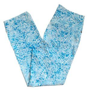 GLORIA VANDERBILT AMANDA CUT BLUE SPLATTER JEANS (8P)